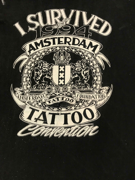 Vintage Tattoo Shirts from End of the Trail - I Survived Amsterdam Tat