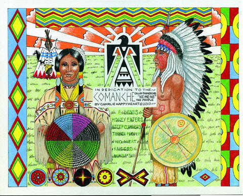 Comanche Indian Print