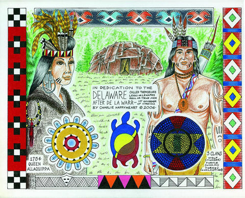 Delaware Indian Print